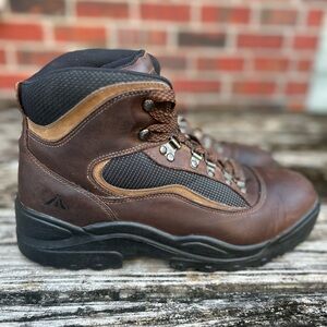 Mt. Everest Ravine Men’s Leather Outdoor Brown Mid Hiking Boots Size 13